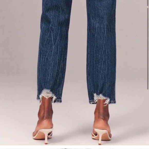 Abercrombie & Fitch Blue Boyfriend Jeans - Picture 3 of 12
